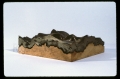 PP63, 3qtr view3, 12x12x4 inches cast bronze, maple wood, 1987